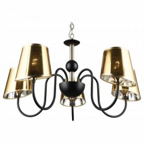 Подвесная люстра Imex MD.4219 MD.4219-5-P-BK+FGD в Камышлове - kamyshlov.mebel24.online | фото