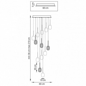 Подвесная люстра Lightstar Acrile 738131 в Камышлове - kamyshlov.mebel24.online | фото 7