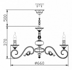 Подвесная люстра Maytoni Perla ARM337-07-R в Камышлове - kamyshlov.mebel24.online | фото 6