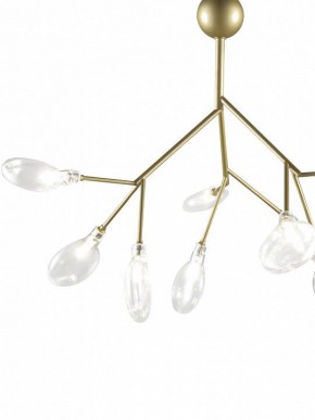 Подвесная люстра Natali Kovaltseva GRACE ll GRACE 75554/9С GOLD SATIN в Камышлове - kamyshlov.mebel24.online | фото 4