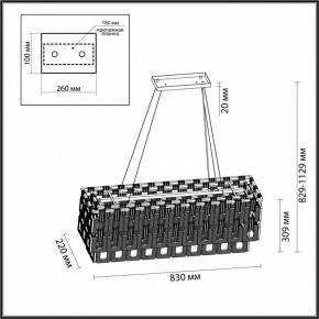 Подвесная люстра Odeon Light Buckle 4989/10 в Камышлове - kamyshlov.mebel24.online | фото 6