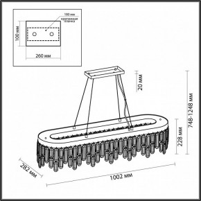 Подвесная люстра Odeon Light Dakisa 4985/12 в Камышлове - kamyshlov.mebel24.online | фото 7