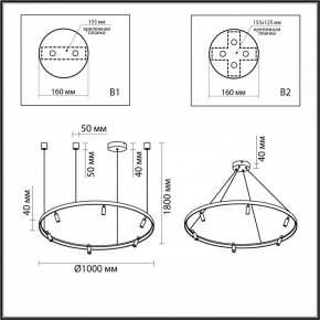 Подвесная люстра Odeon Light Fonda 4317/93L в Камышлове - kamyshlov.mebel24.online | фото 6