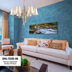 Подвесная люстра Omnilux Porlezza OML-72203-06 в Камышлове - kamyshlov.mebel24.online | фото 8