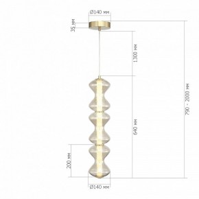 Подвесная люстра ST-Luce SPINE SL6136.213.01 в Камышлове - kamyshlov.mebel24.online | фото 4