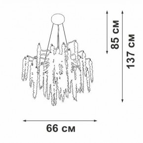 Подвесная люстра Vitaluce V2855 V2855-9/7S в Камышлове - kamyshlov.mebel24.online | фото 5