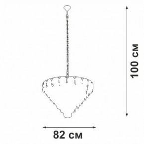 Подвесная люстра Vitaluce V58340 V58340-8/25 в Камышлове - kamyshlov.mebel24.online | фото 3