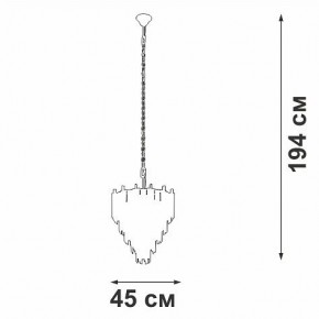 Подвесная люстра Vitaluce V58560 V58560-8/10 в Камышлове - kamyshlov.mebel24.online | фото 3