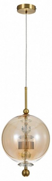 Подвесной светильник Indigo Illusione 11055/1P Amber в Камышлове - kamyshlov.mebel24.online | фото 2