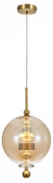 Подвесной светильник Indigo Illusione 11055/1P Amber в Камышлове - kamyshlov.mebel24.online | фото 4