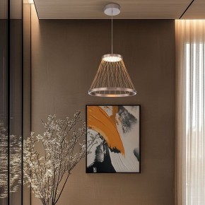 Подвесной светильник Eurosvet Cesta 40016/1 LED коричневый в Камышлове - kamyshlov.mebel24.online | фото 4
