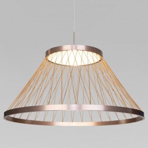 Подвесной светильник Eurosvet Cesta 40017/1 LED коричневый в Камышлове - kamyshlov.mebel24.online | фото