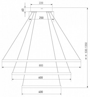 Подвесной светильник Eurosvet Collars 90264/3 белый в Камышлове - kamyshlov.mebel24.online | фото 8