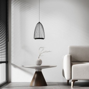 Подвесной светильник Eurosvet Comodita 40009/1 LED черный в Камышлове - kamyshlov.mebel24.online | фото 4