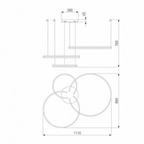 Подвесной светильник Eurosvet Gap 90180/3 сатин-никель в Камышлове - kamyshlov.mebel24.online | фото 5