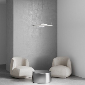 Подвесной светильник Eurosvet Occhio 40027/1 LED серый в Камышлове - kamyshlov.mebel24.online | фото 4