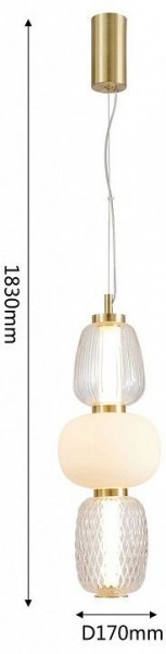 Подвесной светильник Favourite Bella 4057-1P в Камышлове - kamyshlov.mebel24.online | фото 4