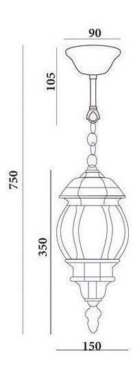 Подвесной светильник Feron 8105 11103 в Камышлове - kamyshlov.mebel24.online | фото 4