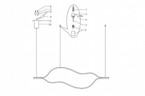 Подвесной светильник Imperiumloft Tape Light TRUDY01 в Камышлове - kamyshlov.mebel24.online | фото 9