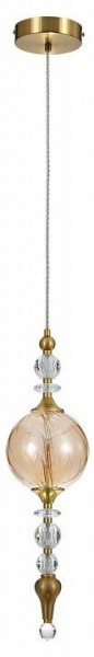 Подвесной светильник Indigo Sorpresa 11056/1P Amber в Камышлове - kamyshlov.mebel24.online | фото 2