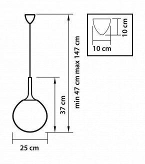 Подвесной светильник Lightstar Globo 813031 в Камышлове - kamyshlov.mebel24.online | фото 3