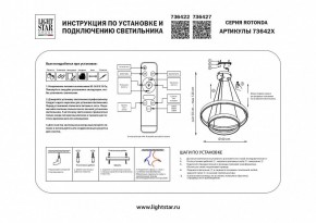 Подвесной светильник Lightstar Rotonda 736427 в Камышлове - kamyshlov.mebel24.online | фото 3