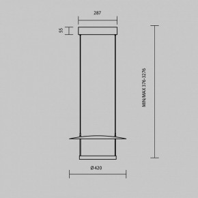 Подвесной светильник Maytoni Ambience MOD280PL-L23B3K1 в Камышлове - kamyshlov.mebel24.online | фото 4