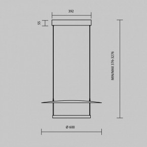 Подвесной светильник Maytoni Ambience MOD280PL-L30B3K1 в Камышлове - kamyshlov.mebel24.online | фото 4