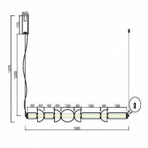 Подвесной светильник Maytoni Cosmo MOD210PL-L39BS3K в Камышлове - kamyshlov.mebel24.online | фото 7