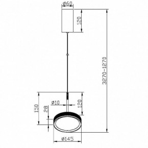 Подвесной светильник Maytoni El MOD041PL-L15G3K в Камышлове - kamyshlov.mebel24.online | фото 4