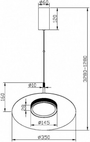 Подвесной светильник Maytoni Halo MOD041PL-L15B3K1 в Камышлове - kamyshlov.mebel24.online | фото 5