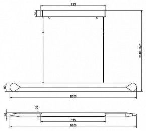 Подвесной светильник Maytoni Motion MOD276PL-L40W3K в Камышлове - kamyshlov.mebel24.online | фото 4