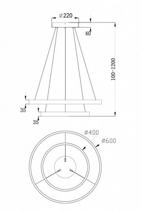 Подвесной светильник Maytoni Rim MOD058PL-L55W4K в Камышлове - kamyshlov.mebel24.online | фото 7