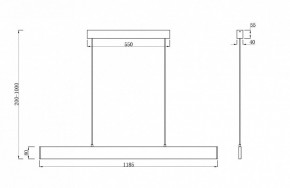 Подвесной светильник Maytoni Step P010PL-L30G3K в Камышлове - kamyshlov.mebel24.online | фото 4