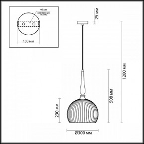 Подвесной светильник Odeon Light Runga 4766/1 в Камышлове - kamyshlov.mebel24.online | фото 7