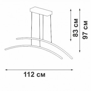 Подвесной светильник Vitaluce V2709 V2709-8/2S в Камышлове - kamyshlov.mebel24.online | фото 3