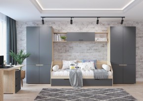 Полка 2032 АНТАЛИЯ (Сонома/Графит софт) в Камышлове - kamyshlov.mebel24.online | фото 2