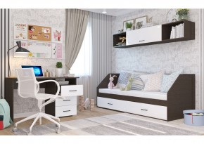 Полка 2032 НЕНСИ (Венге/Белый глянец) в Камышлове - kamyshlov.mebel24.online | фото 2