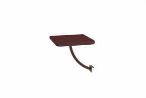 Полка прикроватная квадратная (МилСон) в Камышлове - kamyshlov.mebel24.online | фото 7