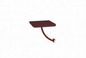 Полка прикроватная квадратная (МилСон) в Камышлове - kamyshlov.mebel24.online | фото 8