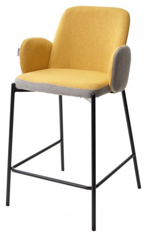 Полубарный стул NYX (H=65cm) VF106 желтый / VF120 серый М-City в Камышлове - kamyshlov.mebel24.online | фото 1