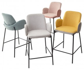 Полубарный стул NYX (H=65cm) VF106 желтый / VF120 серый М-City в Камышлове - kamyshlov.mebel24.online | фото 4