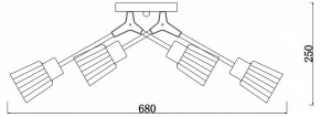 Потолочная люстра Escada Felicia 1137/6P в Камышлове - kamyshlov.mebel24.online | фото 3