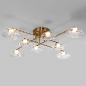 Потолочная люстра Eurosvet Ripple 50389 LED латунь в Камышлове - kamyshlov.mebel24.online | фото