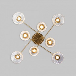 Потолочная люстра Eurosvet Ripple 50389 LED латунь в Камышлове - kamyshlov.mebel24.online | фото 3