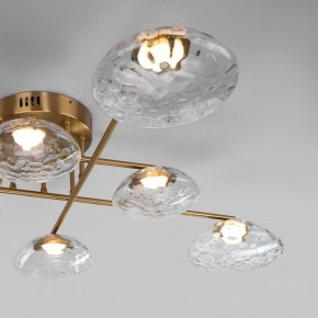 Потолочная люстра Eurosvet Ripple 50389 LED латунь в Камышлове - kamyshlov.mebel24.online | фото 6