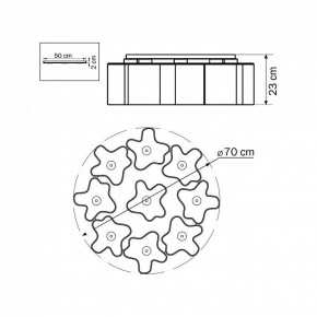 Потолочная люстра Lightstar Nubi 802090 в Камышлове - kamyshlov.mebel24.online | фото 5