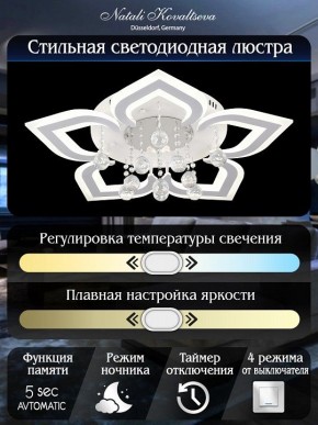Потолочная люстра Natali Kovaltseva Cascade LED LAMPS 81159 в Камышлове - kamyshlov.mebel24.online | фото 7