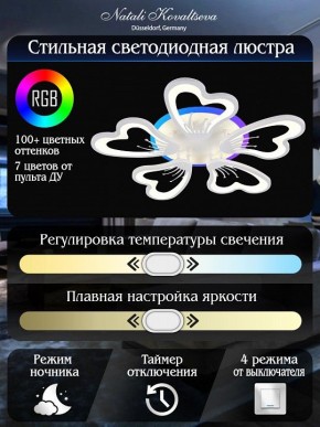 Потолочная люстра Natali Kovaltseva Hugo LED LAMPS 81133 в Камышлове - kamyshlov.mebel24.online | фото 6
