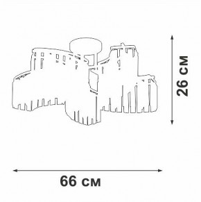 Потолочная люстра Vitaluce V5884 V5884-0/10PL в Камышлове - kamyshlov.mebel24.online | фото 4